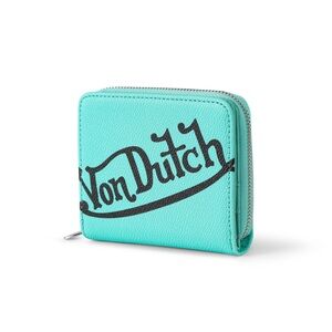 Von Dutch Turquoise Wallet with Black Logo